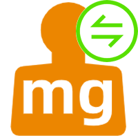 mg to mL Converter