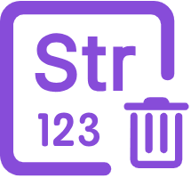 Remove Random Letters from Words