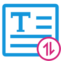 Sort Sentences in Text Alphabetically or Numerically